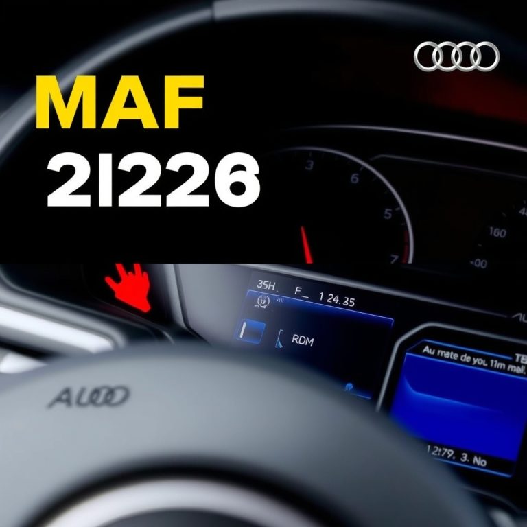 AUDI A3 2025 MAF Sensörü Arızası Nasıl Anlaşılır?